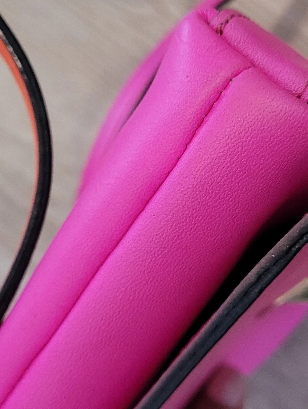 Kate Spade Pink Leather Crossbody Clutch with Gold Turn-Lock